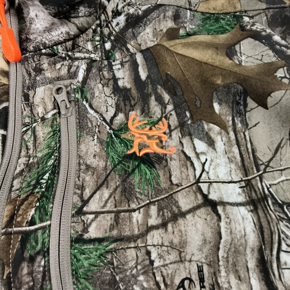 RealTree Xtra Camo Jacket Adult 2XL Softshell Full Zip Fleece Lined Hunting - Picture 4 of 14